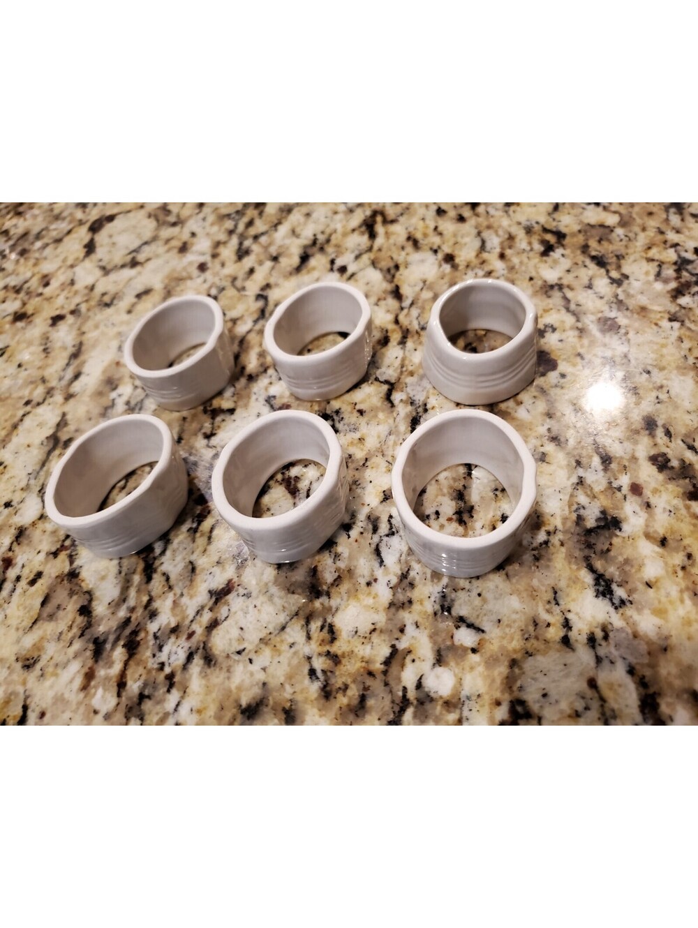 White Ceramic Napkin Holders